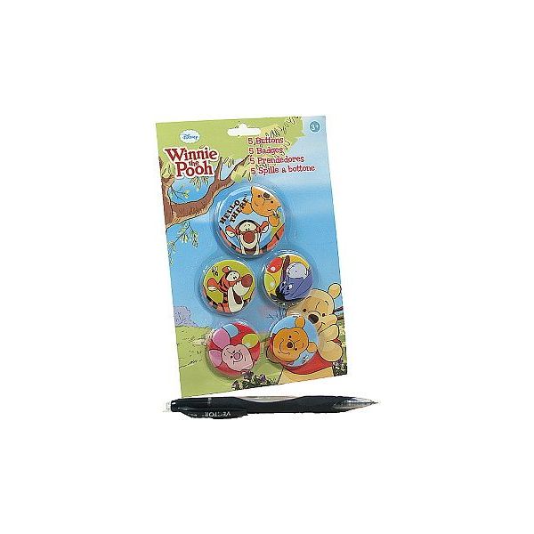 Placka - odznak - Disney Button Sets ass6