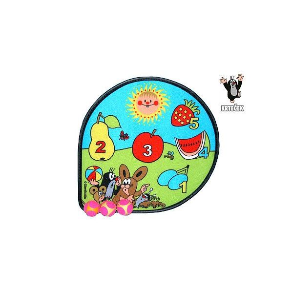 Krteček terč - suchý zip Letní radovánky