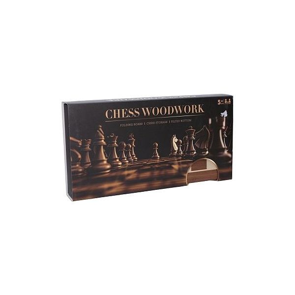 Šachy dřevěné 39cm