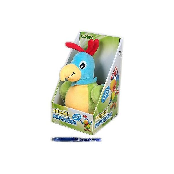 Mluvící papoušek Wiktor 25 cm  ****
