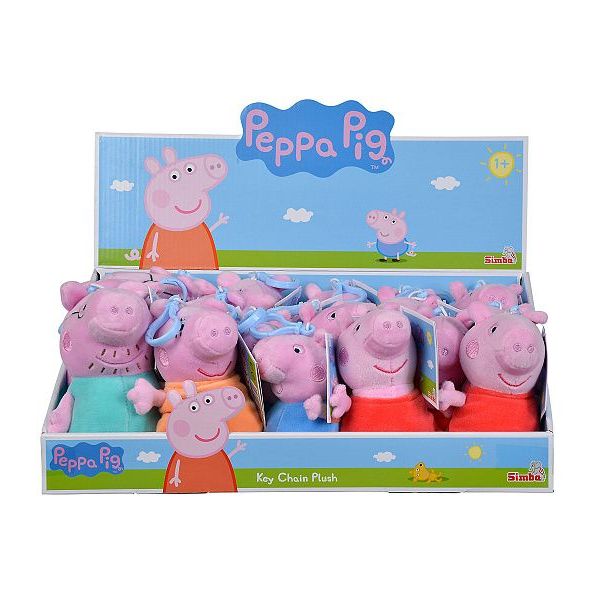 Prasátko Peppa plyšový přívěsek na batoh