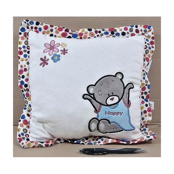 Polštářek s medvídkem 32x32 cm