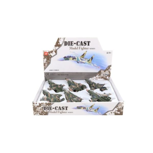 Kovové letadlo 6/bal na baterie