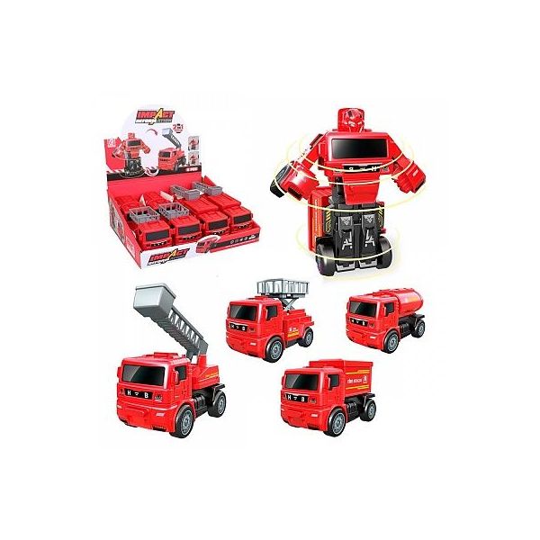 Robot - hasičská auta