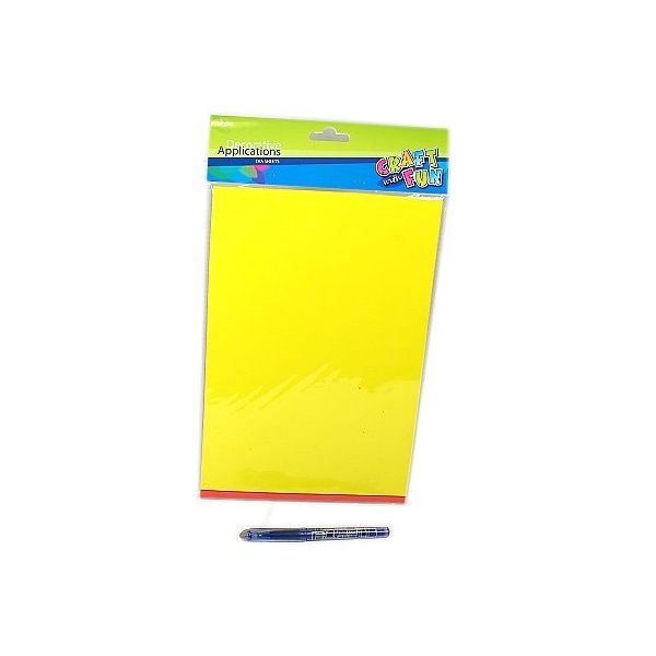 Dekorace - Pěnová  A4  3 barvy  ***