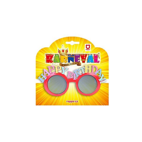 Brýle happy birthday
