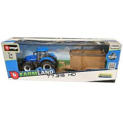 Bburago Traktor + vlek BB  ****