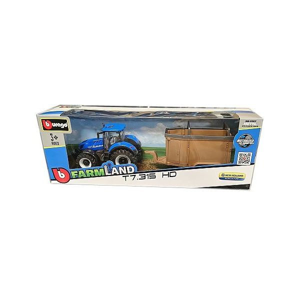 Bburago Traktor + vlek BB  ****