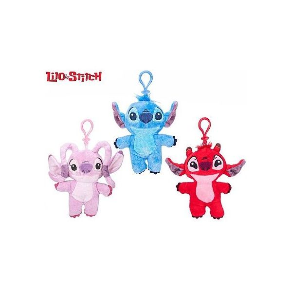 Lilo & Stitch přívěsek na klíče plyšový 13cm 3druhy 10m+