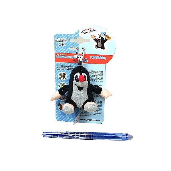 Krtek 7cm sedící s karabinou