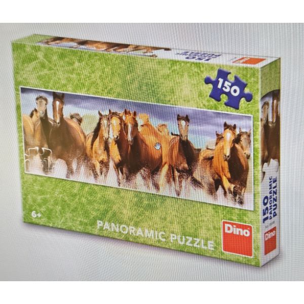 PUZZLE - KONĚ VE VODĚ 150 panoramic