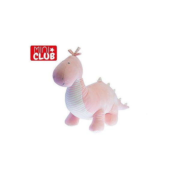 Dinosaurus plyšový 50cm růžový 0m+
