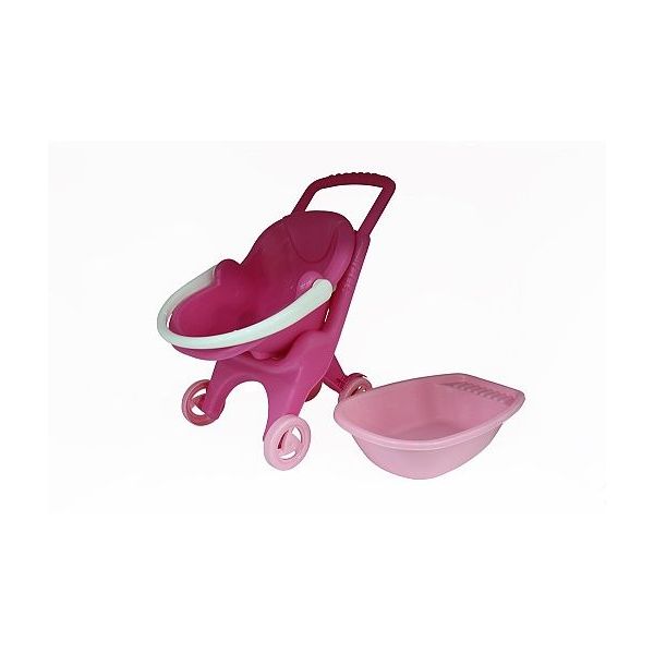 Vozík Pink Line" s vložkou a vaničkou / +1  ****"