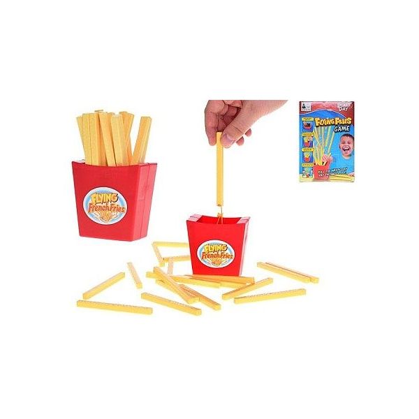 Flying French Fries - hra létající hranolky v krabičce