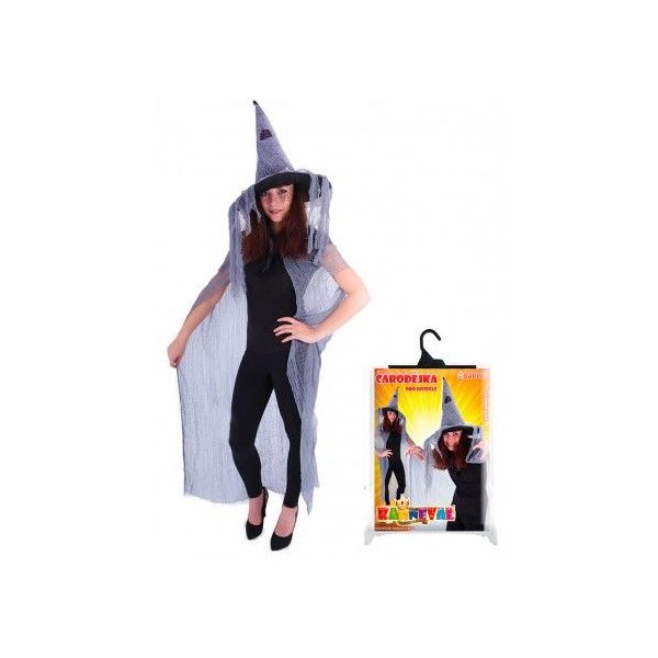 plášť čarodějnický s kloboukem