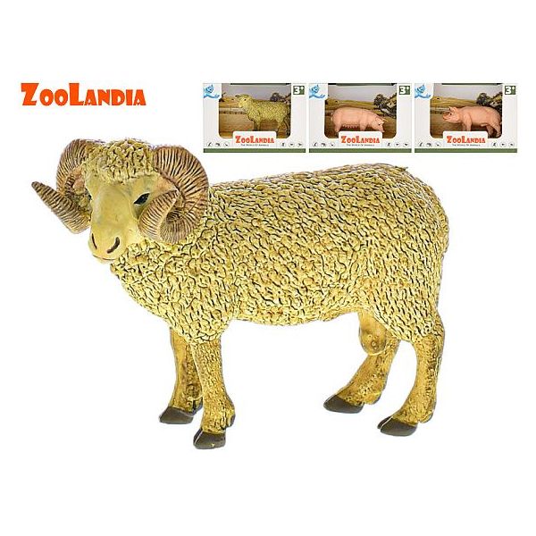 Zoolandia zvířátko farma 10-13cm 4druhy v krabičce