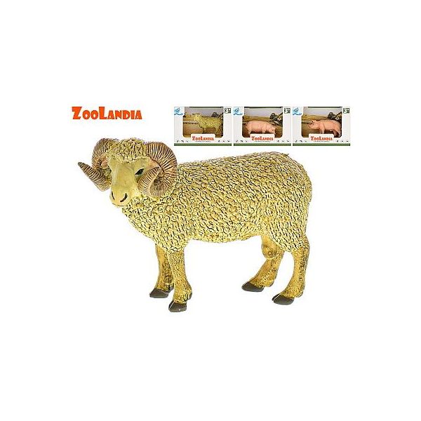 Zoolandia zvířátka farma 4-13 cm 4 druhy v krabičce