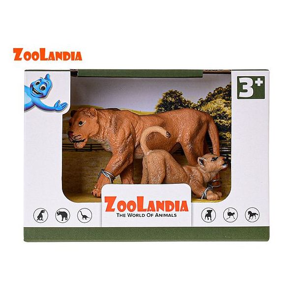 Zoolandia lvice s mládětem v krabičce