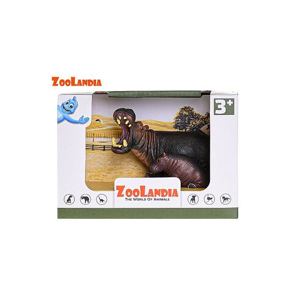 Zoolandia hroch s mládětem 5-12cm v krabičce