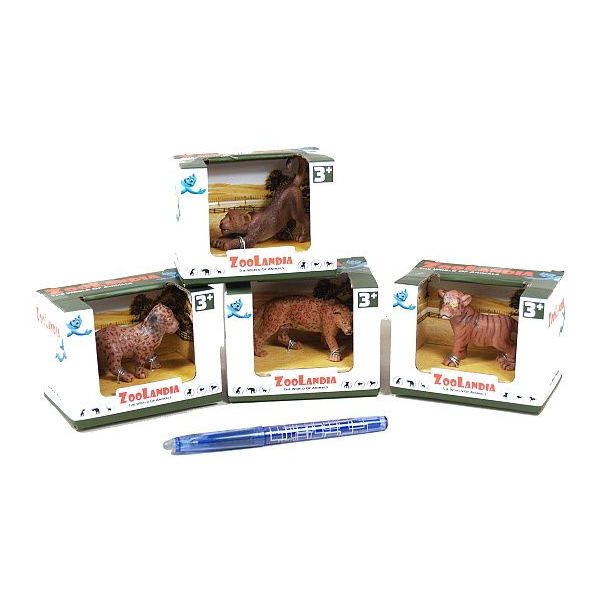 Zoolandia mláďata safari 6druhů v krabičce II