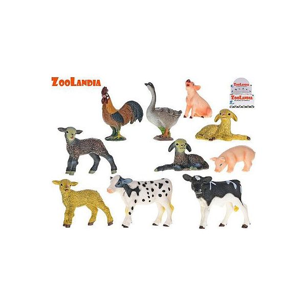 Zoolandia zvířátka farma mláďata 18druhů