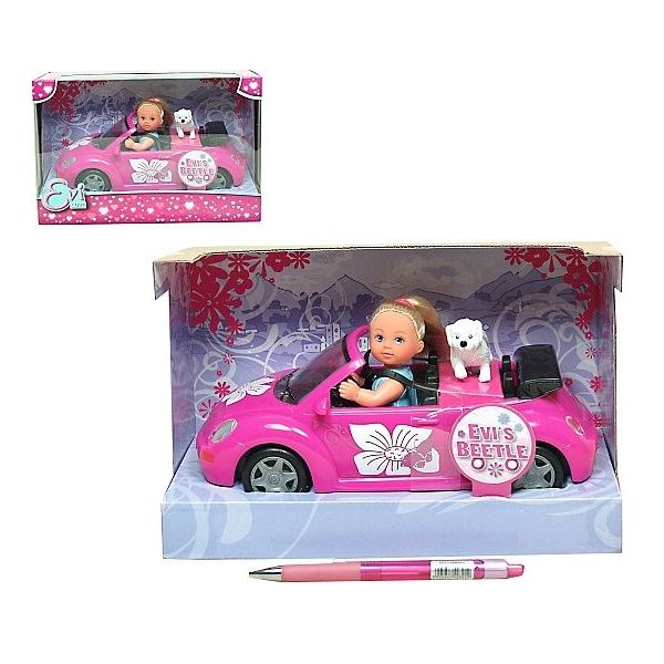 panenka Evička s autem New Beetle ****