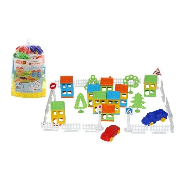 Stavebnice Postav si město 92 dílů    / +3  ****