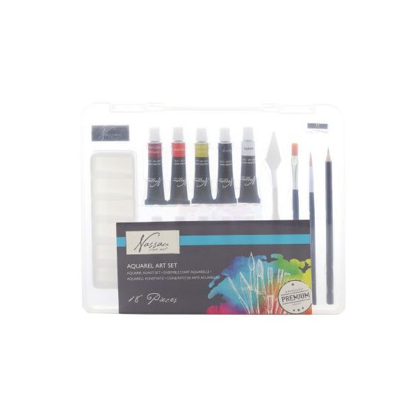 Akvarelové barvy 18 ks ****