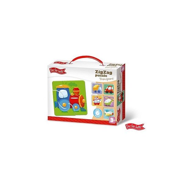 Far Far Land Puzzle ZigZag doprava 6 obrázků  ****