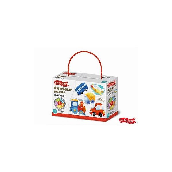 Far Far Land Puzzle obrysové doprava 5 obrázků