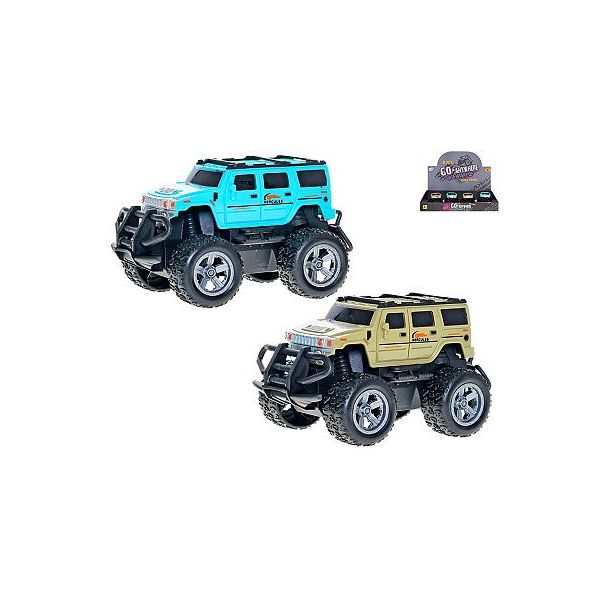 Auto terénní 13cm na setrvačník 2barvy