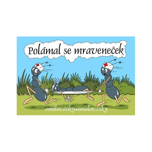 Omalovánky - Polámal se mraveneček