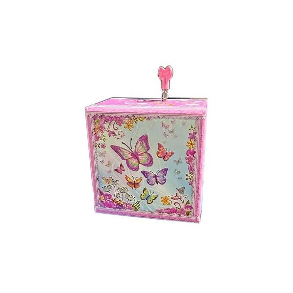 Šperkovnice s hudbou - motýli