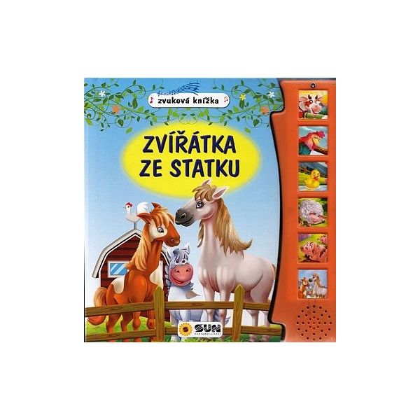 Kniha SUN - Zvuk. kniha Zvířátka na statku ****