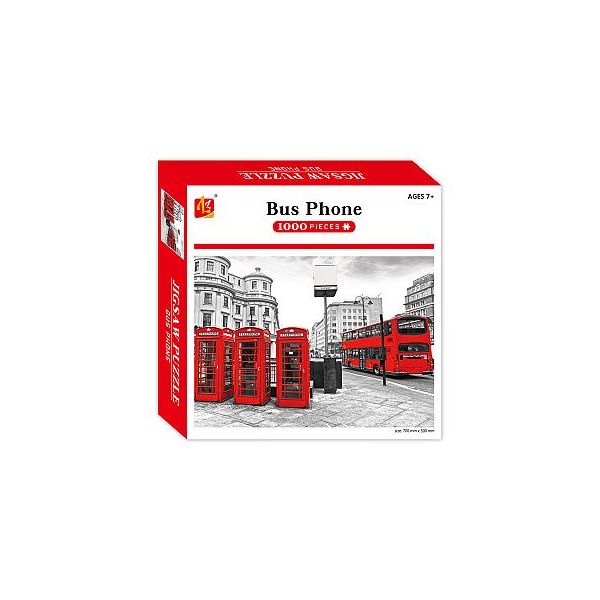 Puzzle 70x50cm Londýn 1000dílků v krabičce