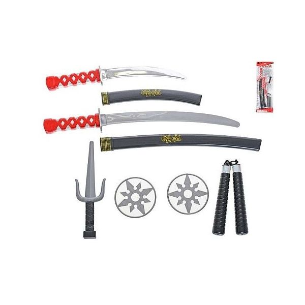 Sada ninja bojovník na kartě