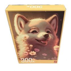 Puzzle 38x25cm pejsek 300dílků v krabičce