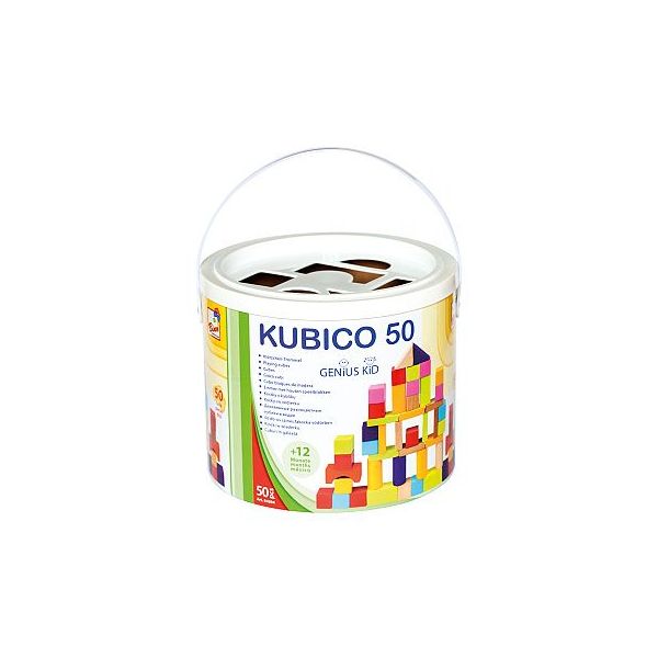 Kostky v kyblíku 50ks