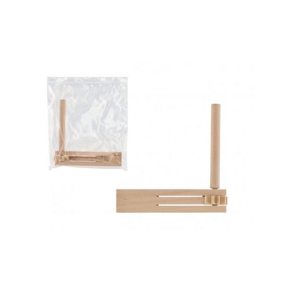 Řehtačka dřevo 13x13cm v sáčku  ****