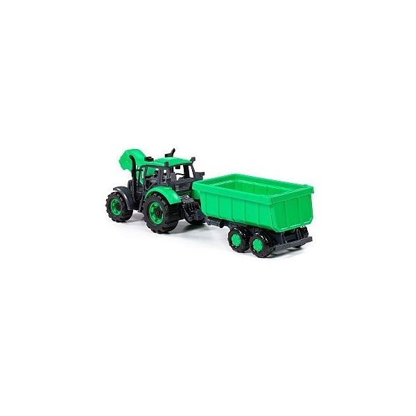 Traktor Progres" s přívěsem