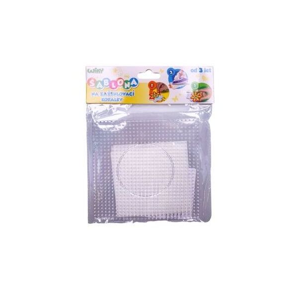 Šablona na zažehlovací korálky Čtverec