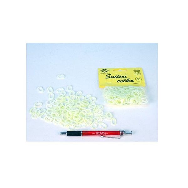 Céčka svítící 20g plast v sáčku 10x10cm ****