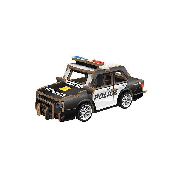 3D puzzle dřevěné - Policejní auto 13 cm