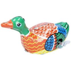 Kachna kovová natahovací 10 cm