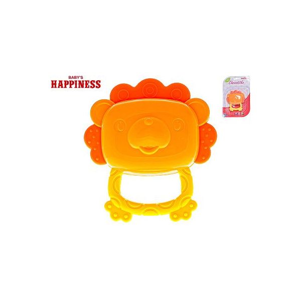 Chrastítko/kousátko lev 9cm 3m+ na kartě