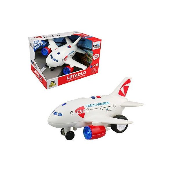 Letadlo ČSA s hlášením kapitána