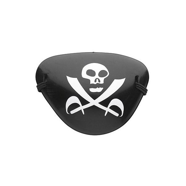 Pirátská páska přes oko s potiskem